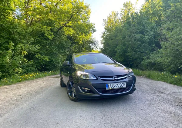 lubelskie Opel Astra cena 37500 przebieg: 218087, rok produkcji 2015 z Bychawa